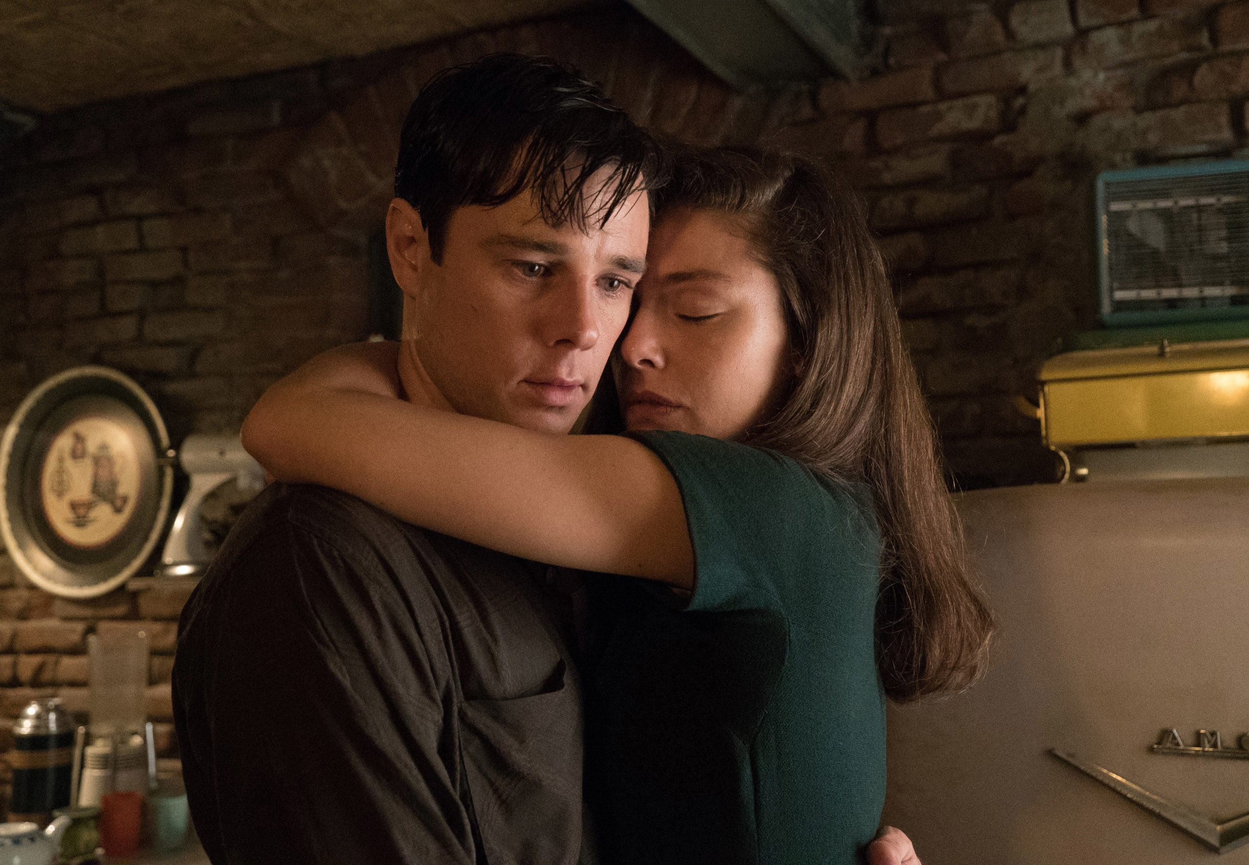 Rupert Evans and Alexa Davalos in The Man from the High Castle