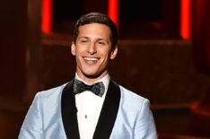 Andy Samberg speaks onstage during the 67th Annual Primetime Emmy Awards