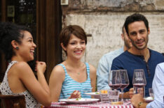 Aisha Dee, Italia Ricci, and Richard Brancatisano in Chasing Life - 'La Dolce Vita'