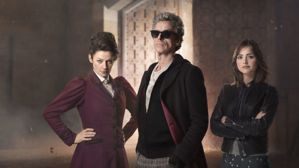 Michelle Gomez, Peter Capaldi, Jenna Coleman - Doctor Who