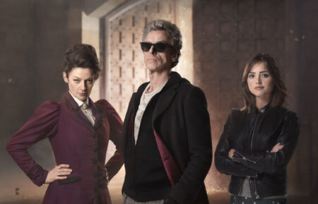 Michelle Gomez, Peter Capaldi, Jenna Coleman - Doctor Who