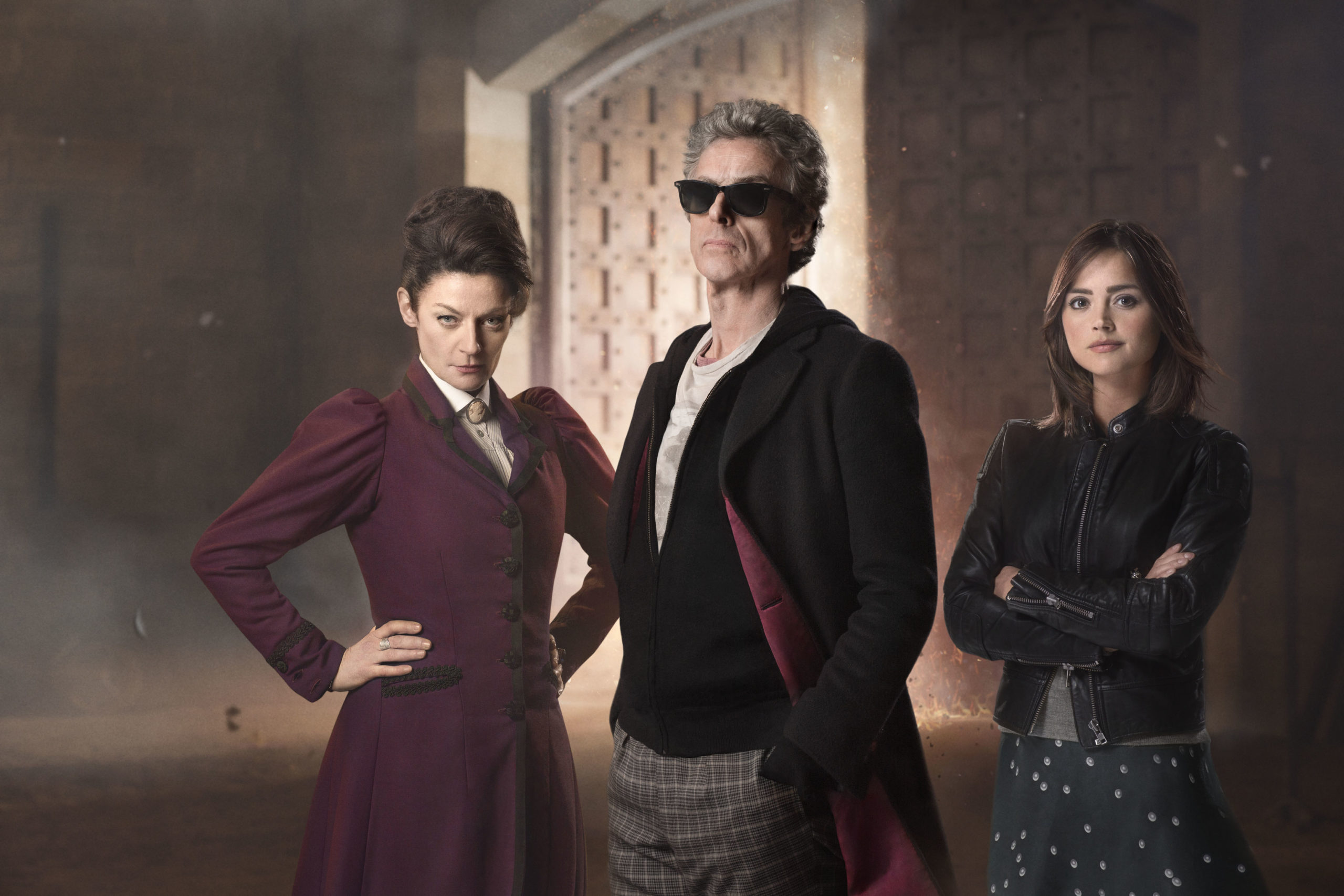 Peter Capaldi, Jenna Coleman, Michelle Gomez - Doctor Who