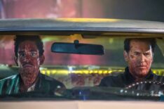 Ash vs Evil Dead - Ray Santiago and Bruce Campbell