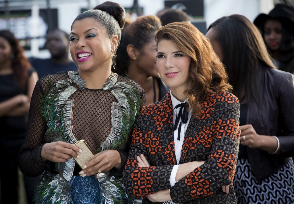 EMPIRE: Pictured L-R: Taraji P. Henson as Cookie Lyon and guest star Marisa Tomei as Mimi Whiteman in the “The Devils Are Here” Season Two premiere episode of EMPIRE airing Wednesday, Sept. 23 (9:00-10:00 PM ET/PT) on FOX. ©2015 Fox Broadcasting Co. Cr: Chuck Hodes/FOX.