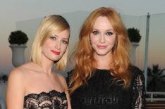 Beth Behrs and Christina Hendricks attend the 2015 Television Industry Advocacy Awards