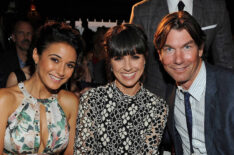 Emmanuelle Chriqui, Constance Zimmer, and Jerry O'Connell attend the 2015 Television Industry Advocacy Awards