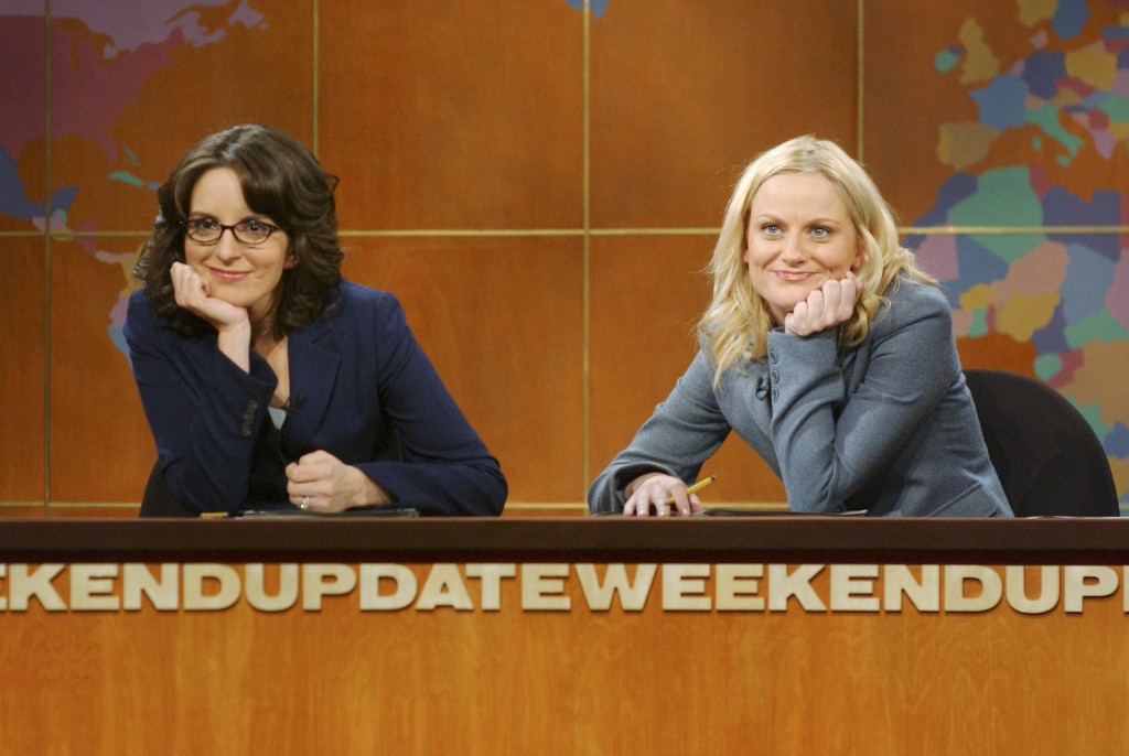 Amy Poehler and Tina Fey