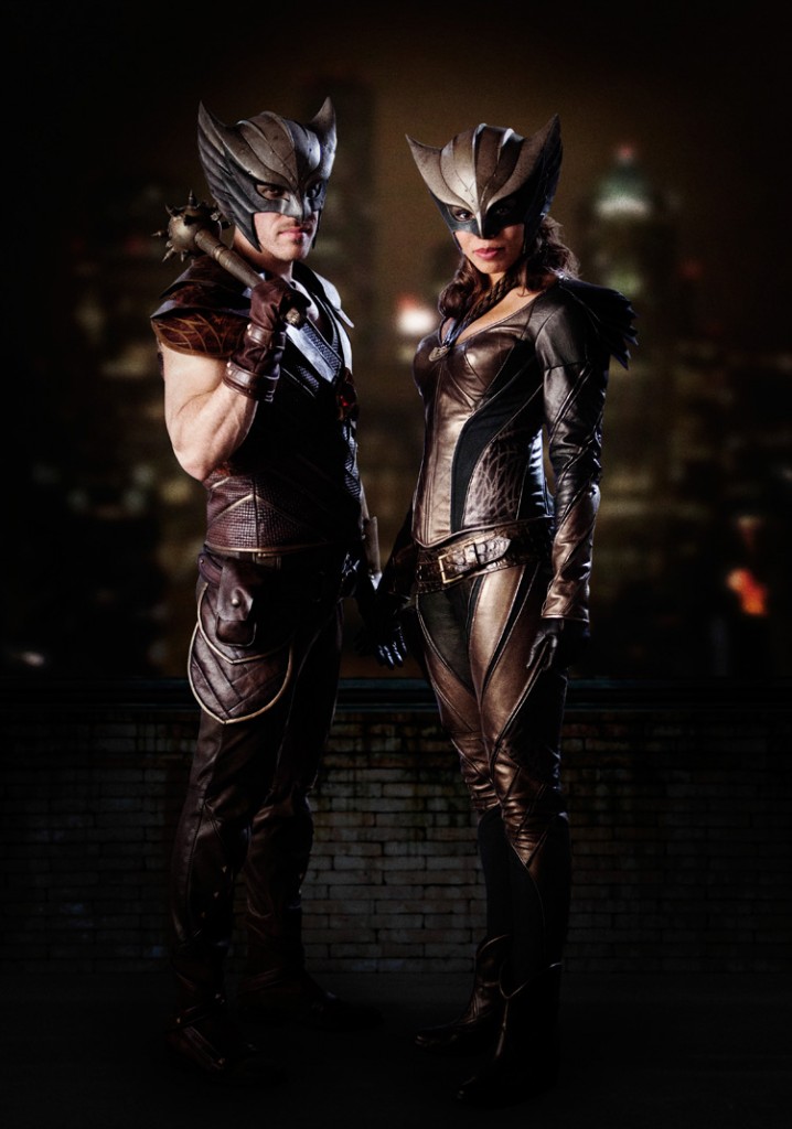 Hawkgirl (Ciara Renée) and Hawkman (Falk Hentschel)