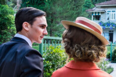 Henry Lloyd-Hughes as Ralph Whelan and Jemima West as Alice Whelan in Indian Summers