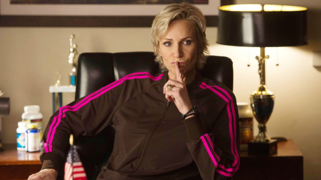 Jane Lynch as Sue Sylvester in Glee