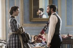 Hannah James and Josh Radnor in Mercy Street