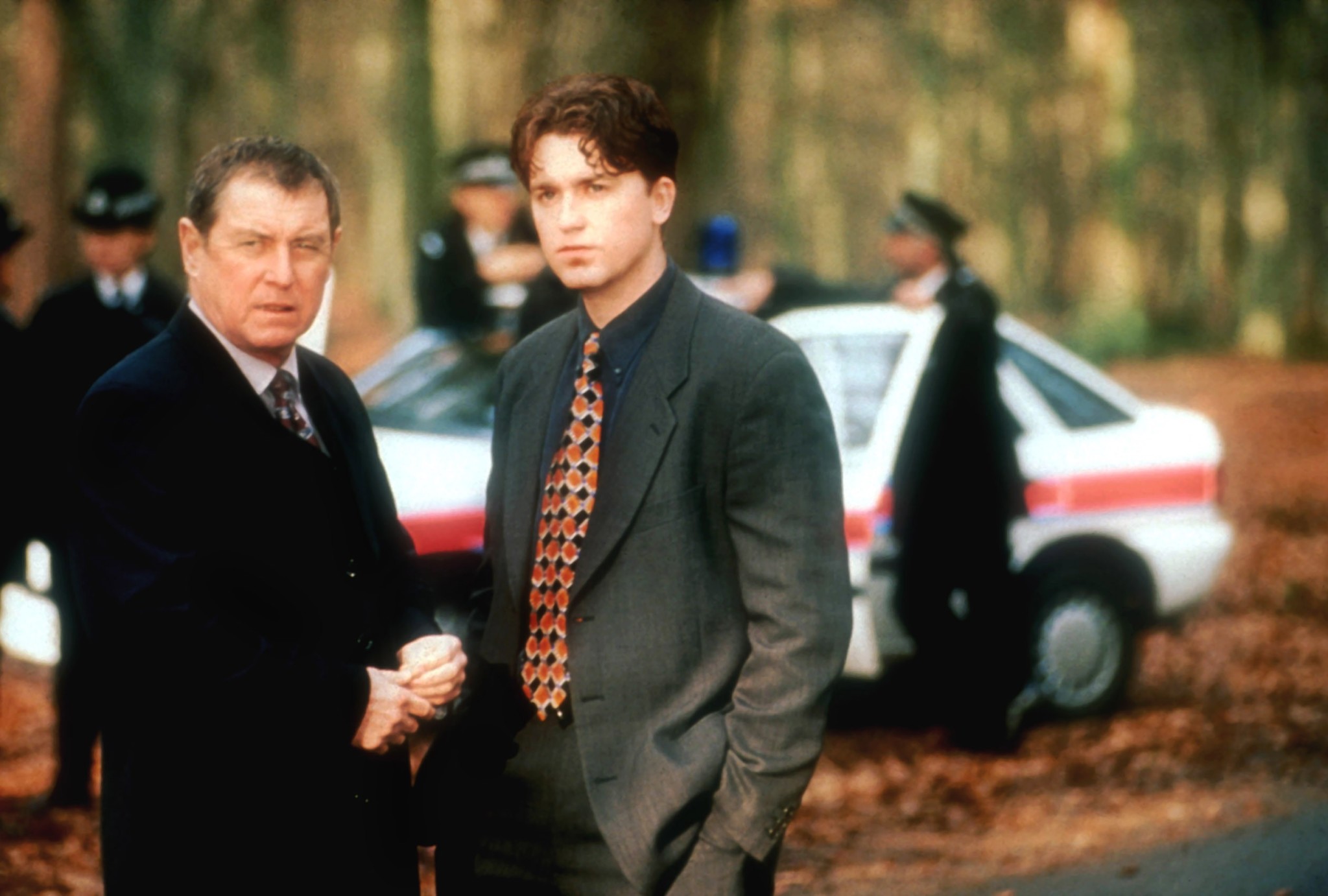 John Nettles and Daniel Casey in Midsomer Murders - Season 2, 'Faithful Unto Death'