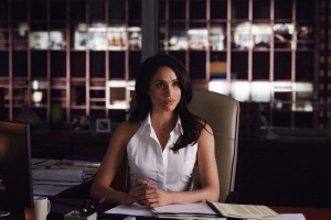 SUITS -- "Priviledge" Episode 506 -- Pictured: Meghan Markle as Rachel Zane -- (Photo by: Shane Mahood/USA Network)