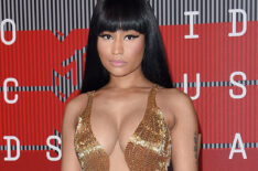 Rapper Nicki Minaj arrives at the 2015 MTV Video Music Awards