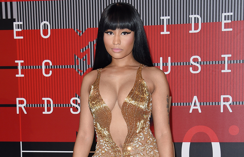 Rapper Nicki Minaj arrives at the 2015 MTV Video Music Awards