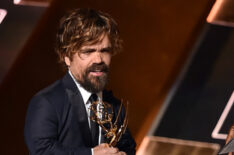 Peter Dinklage accepts Outstanding Supporting Actor in a Drama Series award for Game of Thrones