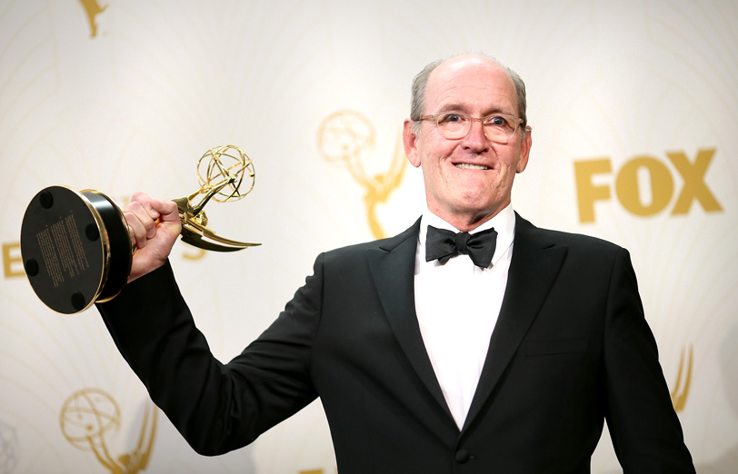 Actor Richard Jenkins, winner of the award for Outstanding Lead Actor in a Limited Series or Movie for Olive Kitteridge