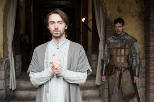 The Last Kingdom | Episode Two © Carnival Film & Television Ltd Photographer: Joss Barratt David Dawson (as Alfred) with Adrian Bower (as Leofric)