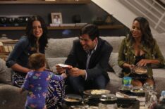 Grandfathered - Sara (Paget Brewster), Gerald (Josh Peck) and Vanessa (Christina Milian)