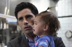 John Stamos as Jimmy with Edie in Grandfathered