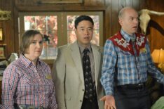 Jillian Armenante, Randall Park, and Paul Scheer in Fresh Off the Boat