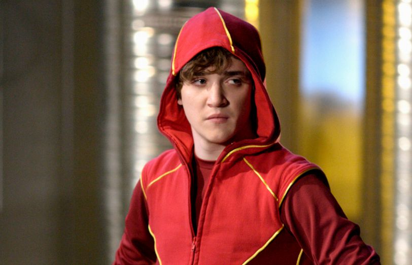 Kyle Gallner as the Flash on Smallville