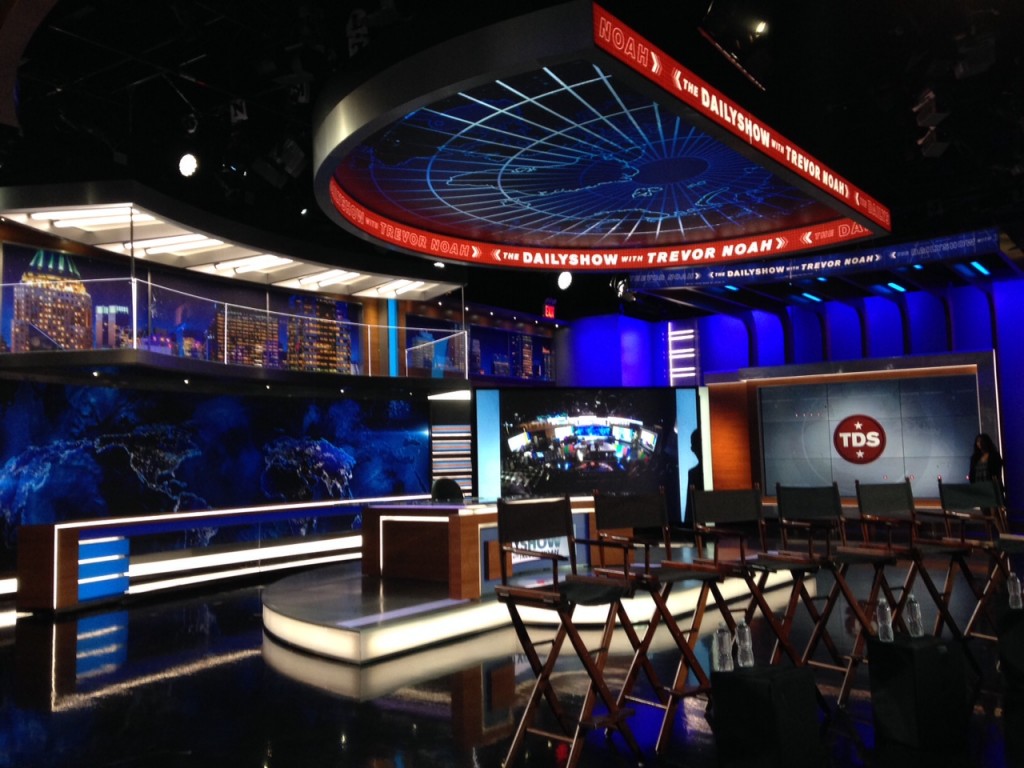 Trevor Noah - The Daily Show set