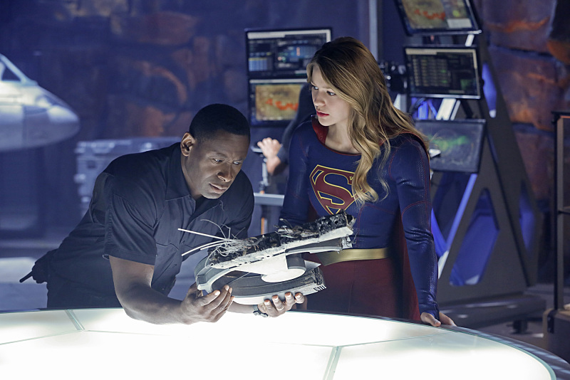 Supergirl - Chyler Leigh, David Harewood