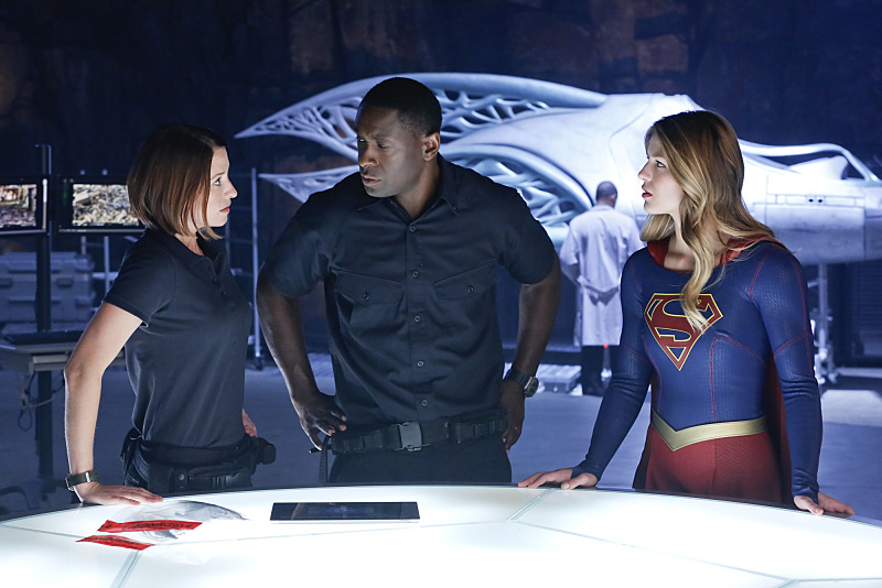 Supergirl - Chyler Leigh, David Harewood