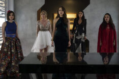 Pretty Little Liars cast - Lucy Hale, Ashley Benson, Troian Bellisario, Shay Mitchell, Janel Parrish