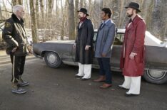 Ted Danson, Brad Mann, Todd Mann, and Bokeem Woodbine in Fargo