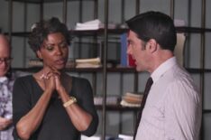 Aisha Tyler as Dr. Tara Lewis directing Thomas Gibson in Criminal Minds - 'The Night Watch'