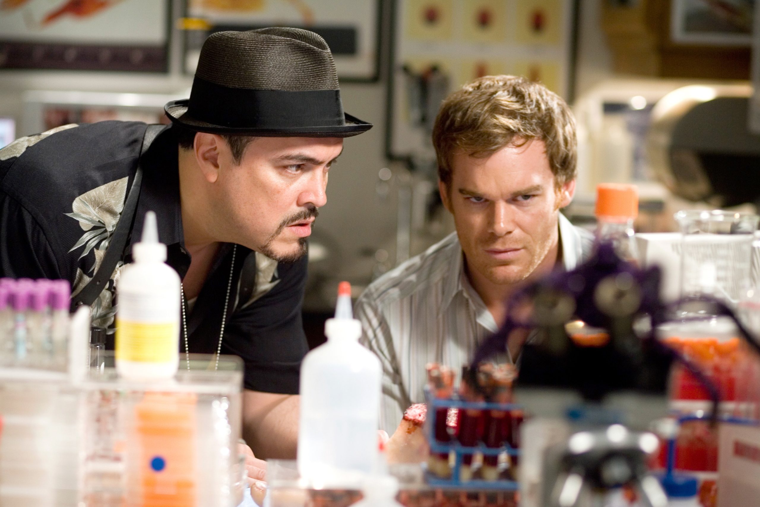 Dexter - David Zayas and Michael C. Hall - 'Let's Give the Boy a Hand' - Season 1, Episode 4