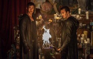 Tom Wisdom as Michael, Carl Beukes as Gabriel - Dominion