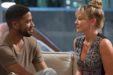 Jussie Smollett as Jamal Lyon and Kaitlin Doubleday as Rhonda Lyon in the 'Without A Country' episode of Empire
