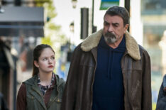 Mackenzie Foy and Tom Selleck in Jesse Stone: Lost In Paradise