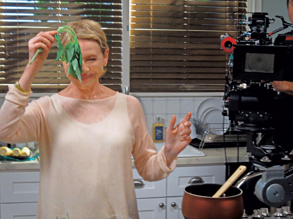 Dianne Wiest behind the scenes of Life in Pieces