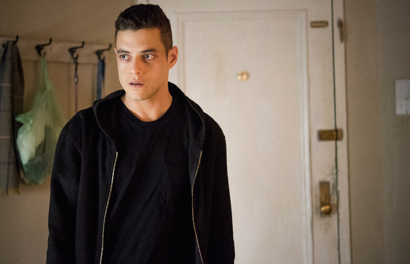 Rami Malek as Elliot Alderson in Mr. Robot