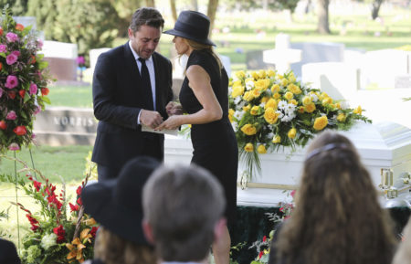 Nashville - Charles Esten and Connie Britton as a funeral - 'The Slender Threads That Bind Us Here'