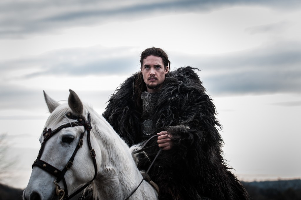 Alexander Dreymon on horseback as Uhtred - The Last Kingdom - Season 1, Episode 1