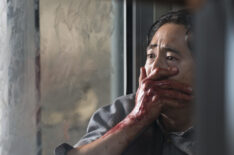 Steven Yeun as Glenn Rhee and Revolving Door - The Walking Dead