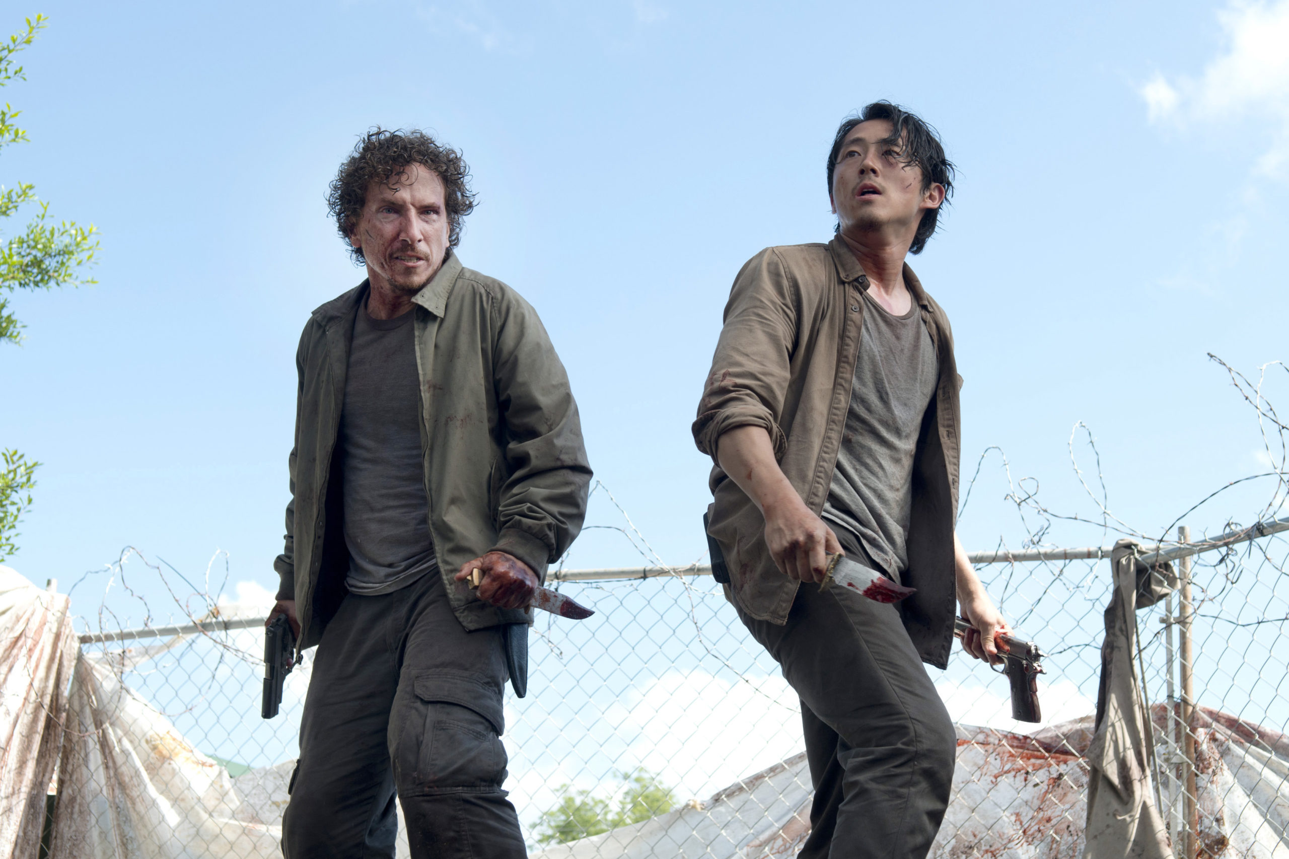 Glenn and Nicholas The Walking Dead