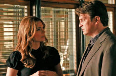 Stana Katic as Beckett and Nathan Fillion as Castle in 'Castle'