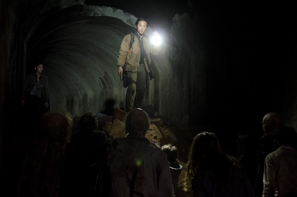 Glenn in Tunnel