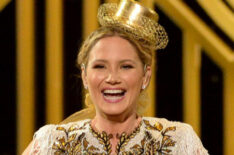 Jennifer Nettles dances during 'CMA Country Christmas' filmed at the Grand Ole Opry House