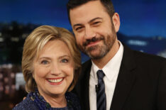 Hillary Clinton and Jimmy Kimmel