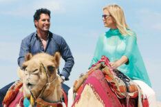 The Bold and the Beautiful - Don Diamont and Katherine Kelly Lang on camels