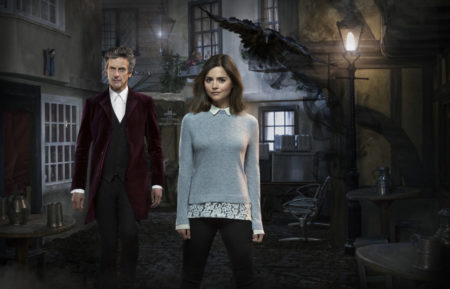 Doctor Who - Season 9, Episode 10 - 'Face the Raven' - Peter Capaldi as the Doctor and Jenna Coleman as Clara Oswald