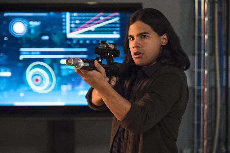 Carlos Valdes as Cisco Ramon in The Flash - 'Enter Zoom'