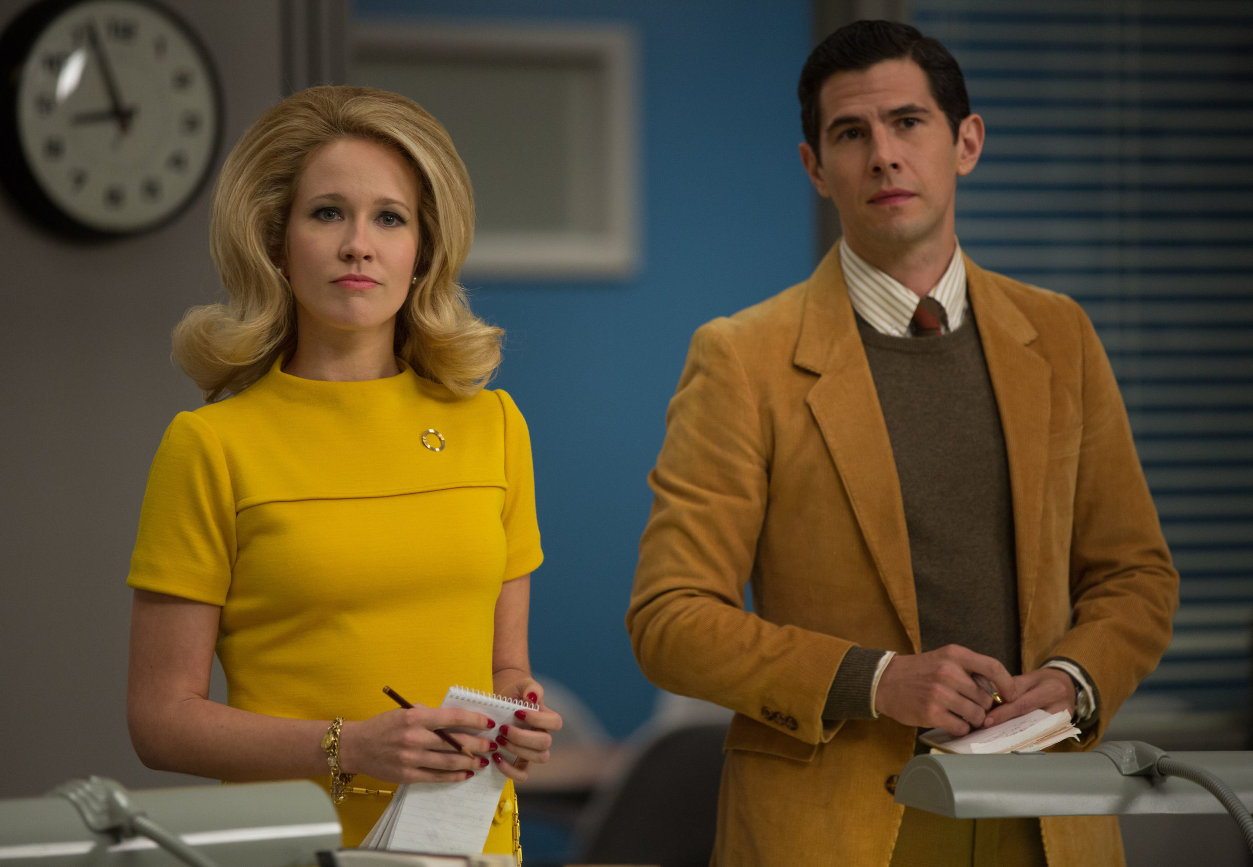 Anna Camp and Daniel Eric Gold in Good Girls Revolt